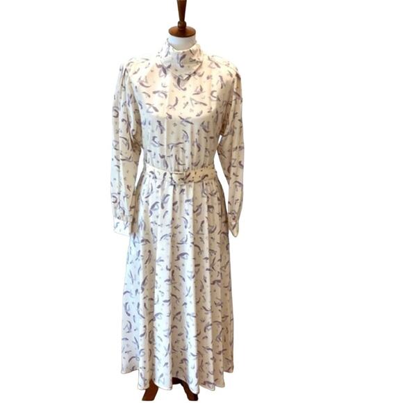 Vintage Dress 14 90s 80s Cottagecore Secretary Preppy Retro office RK Originals - Picture 3 of 17